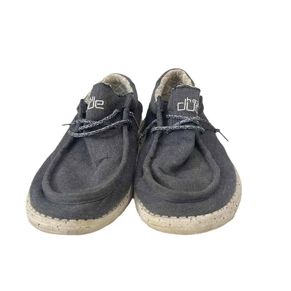 Hey Dude Wally Chambray Blue Mirage Mens Casual Shoes US 11 EU 44 Lightweight